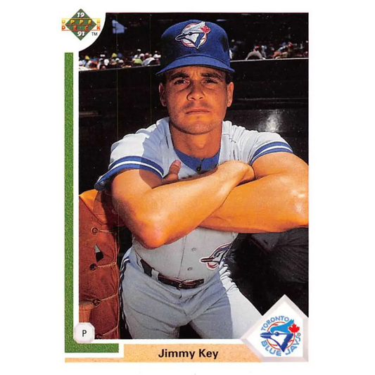 1991 Upper Deck #667 Jimmy Key EX Excellent Toronto Blue Jays Baseball Card  Image 1