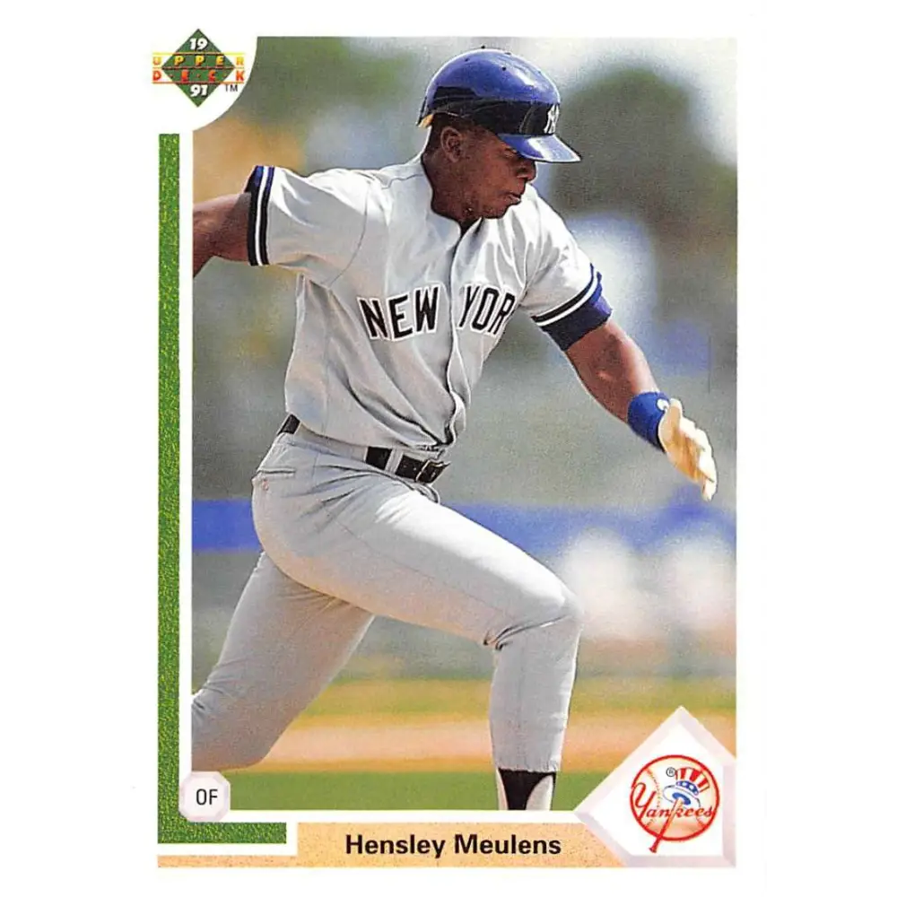 1991 Upper Deck #675 Hensley Meulens NM-MT New York Yankees Baseball Card Image 1