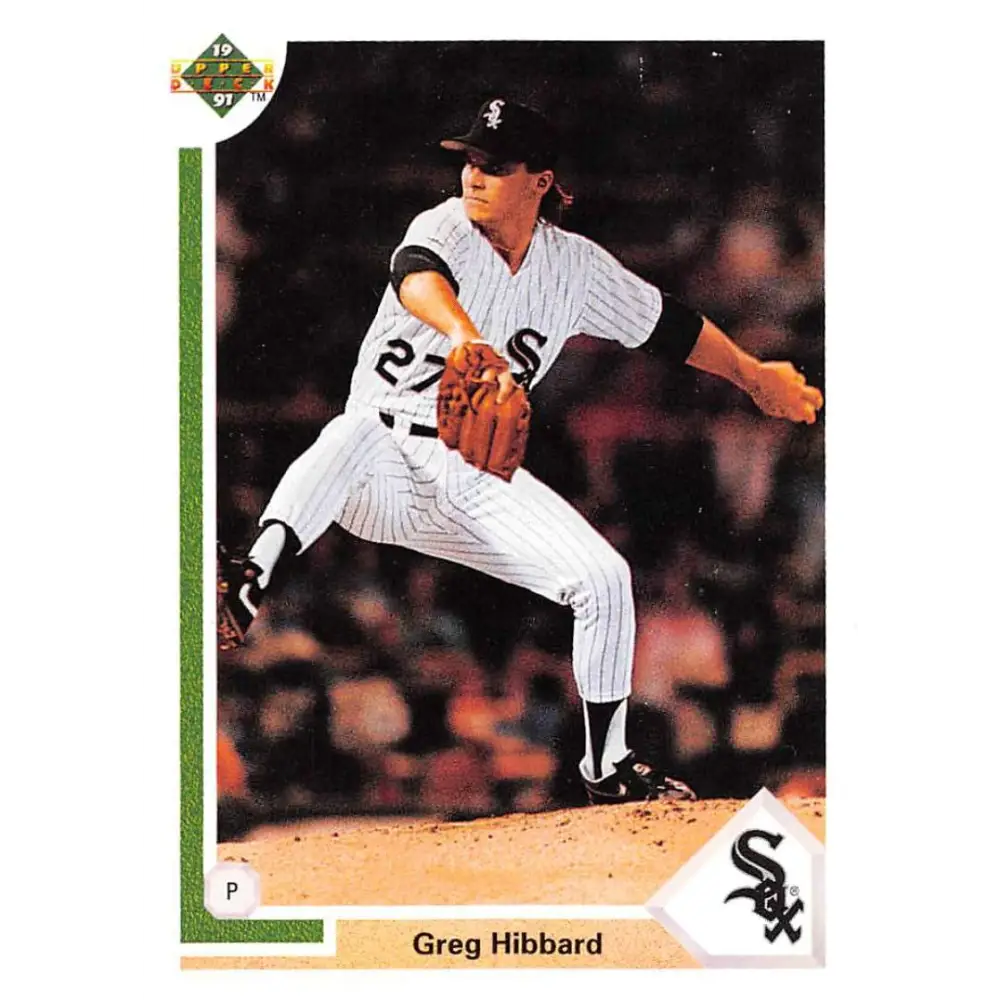 1991 Upper Deck #679 Greg Hibbard NM-MT Chicago White Sox Baseball Card Image 1