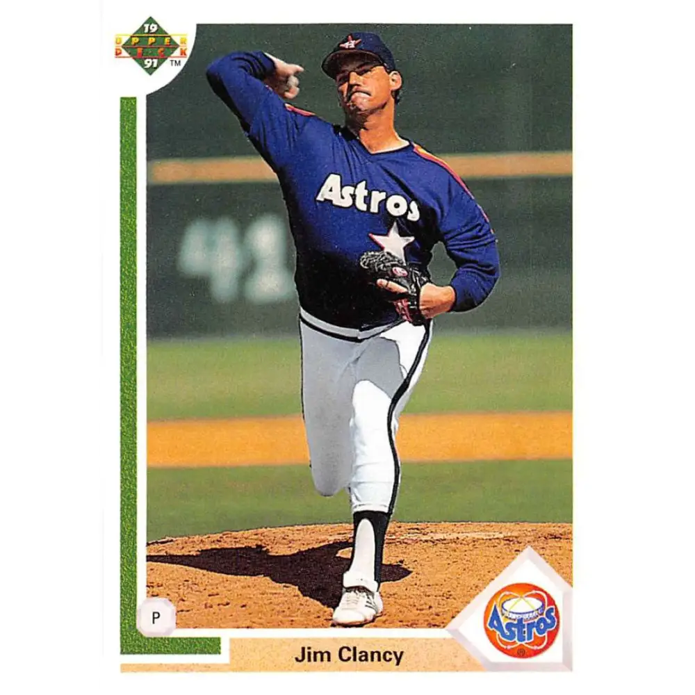 1991 Upper Deck #682 Jim Clancy EX Excellent Houston Astros Baseball Card  Image 1