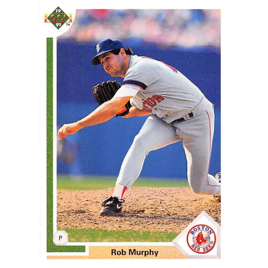1991 Upper Deck #683 Rob Murphy EX Excellent Boston Red Sox Baseball Card  Image 1