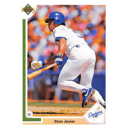 1991 Upper Deck #688 Stan Javier EX Excellent Los Angeles Dodgers Baseball Card  Image 1