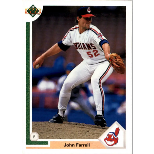 1991 Upper Deck #692 John Farrell NM-MT Cleveland Indians Baseball Card Image 1