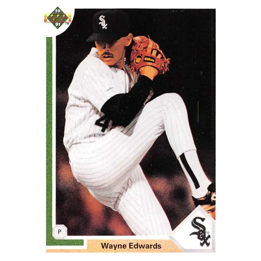 1991 Upper Deck #697 Wayne Edwards EX Excellent Chicago White Sox Baseball Card  Image 1