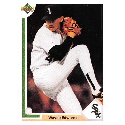1991 Upper Deck #697 Wayne Edwards NM-MT Chicago White Sox Baseball Card Image 1