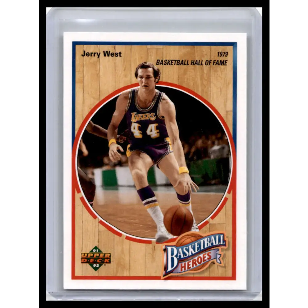 1991 Upper Deck #7 Jerry West NM-MT Los Angeles Lakers Basketball Card Image 1