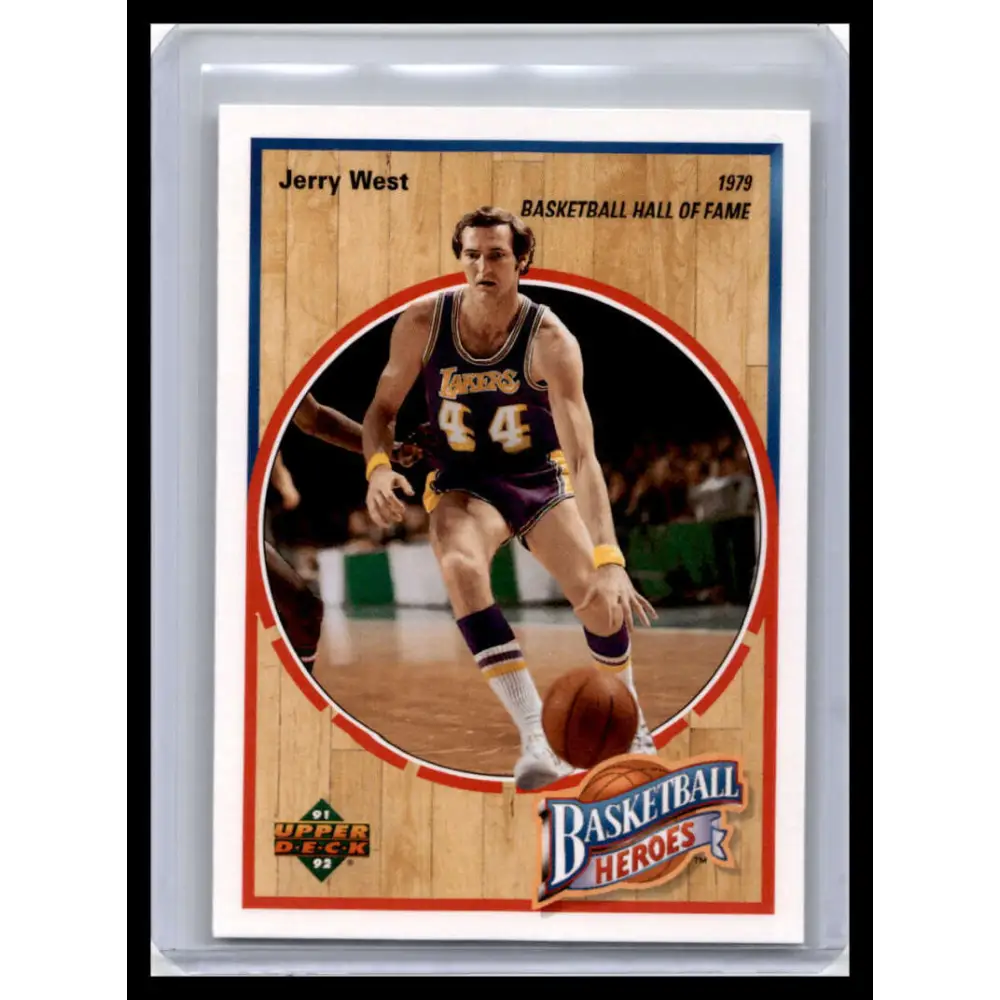 1991 Upper Deck #7 Jerry West NM-MT Los Angeles Lakers Basketball Card Image 1