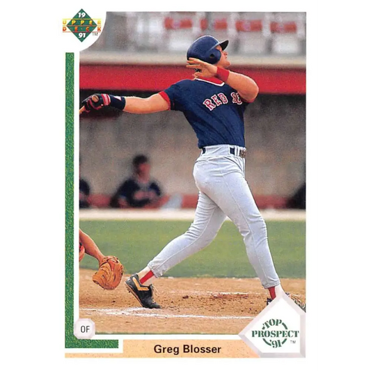 1991 Upper Deck #70 Greg Blosser EX Excellent Boston Red Sox Baseball Card  Image 1