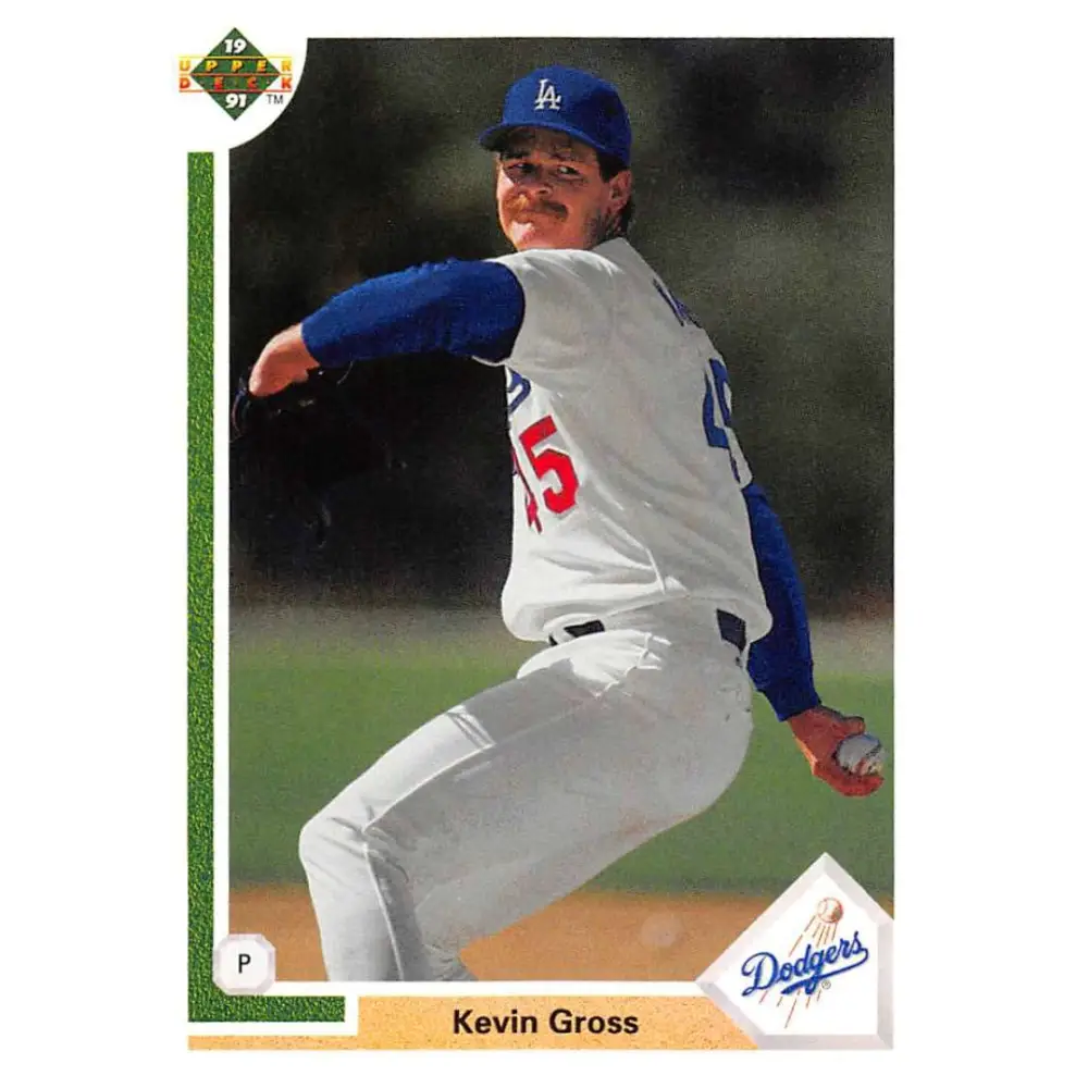 1991 Upper Deck #713 Kevin Gross NM-MT Los Angeles Dodgers Baseball Card Image 1