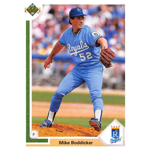 1991 Upper Deck #719 Mike Boddicker EX Excellent Kansas City Royals Baseball Card  Image 1