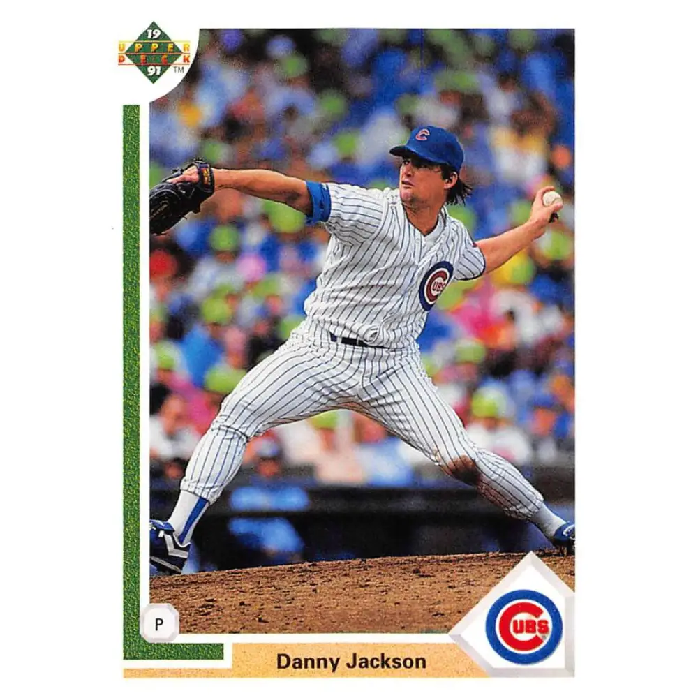 1991 Upper Deck #723 Danny Jackson NM-MT Chicago Cubs Baseball Card Image 1