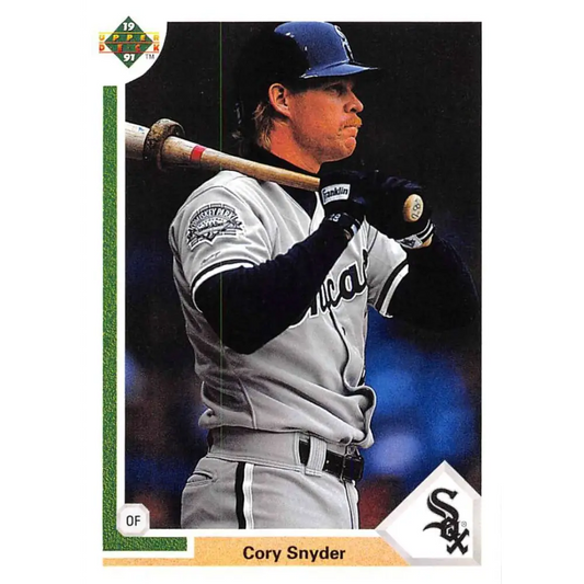 1991 Upper Deck #724 Cory Snyder EX Excellent Chicago White Sox Baseball Card  Image 1