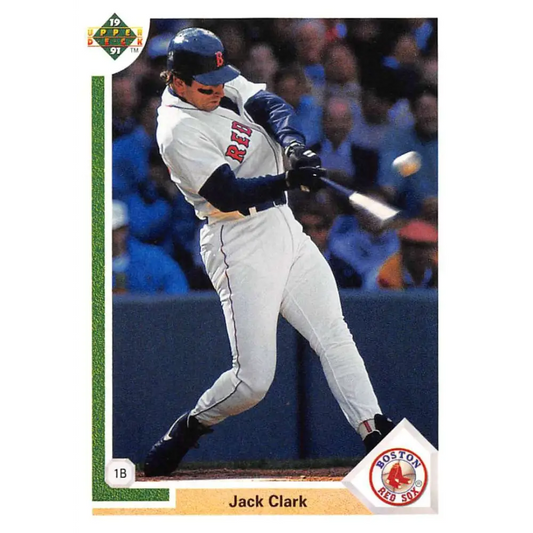 1991 Upper Deck #735 Jack Clark EX Excellent Boston Red Sox Baseball Card  Image 1