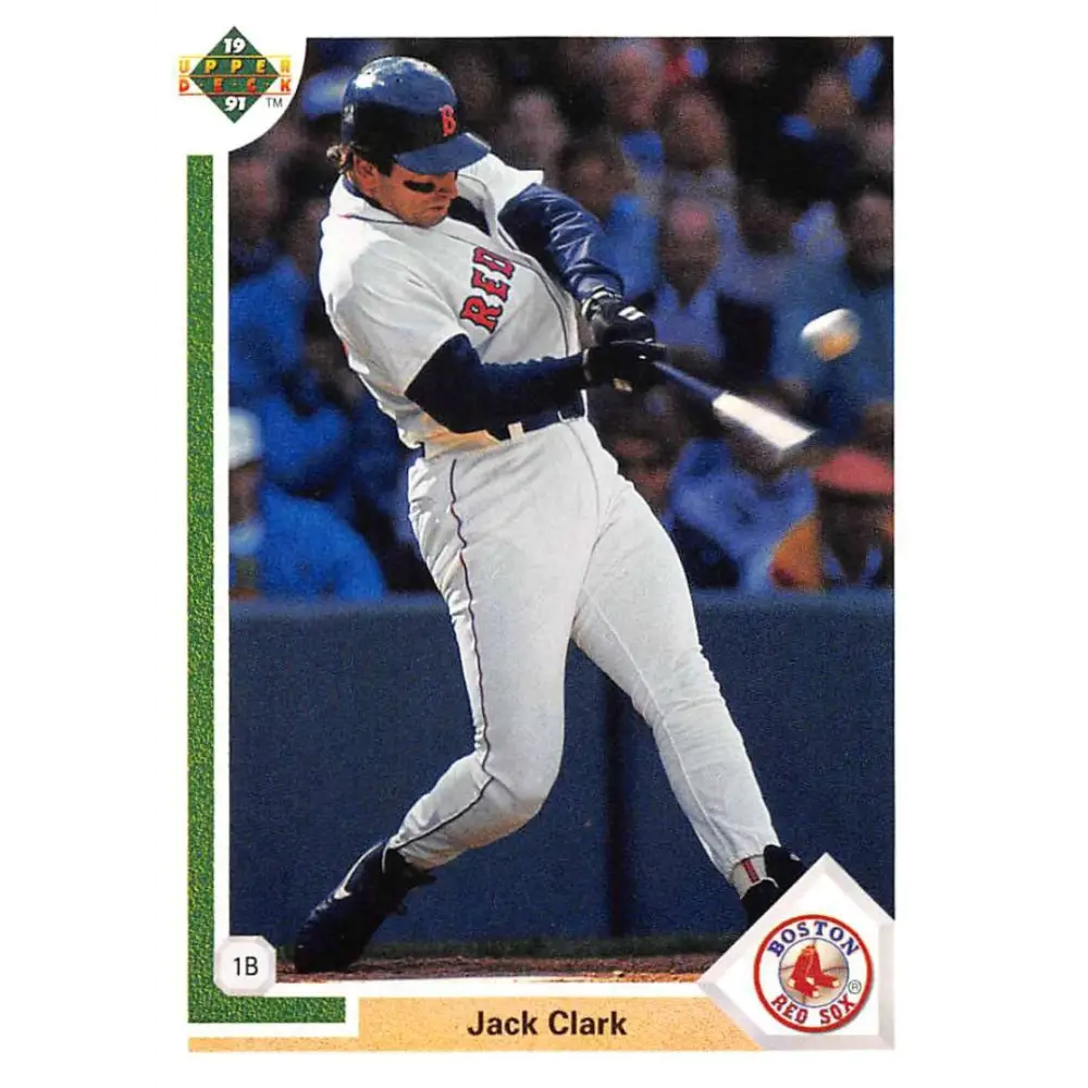 1991 Upper Deck #735 Jack Clark EX Excellent Boston Red Sox Baseball Card  Image 1