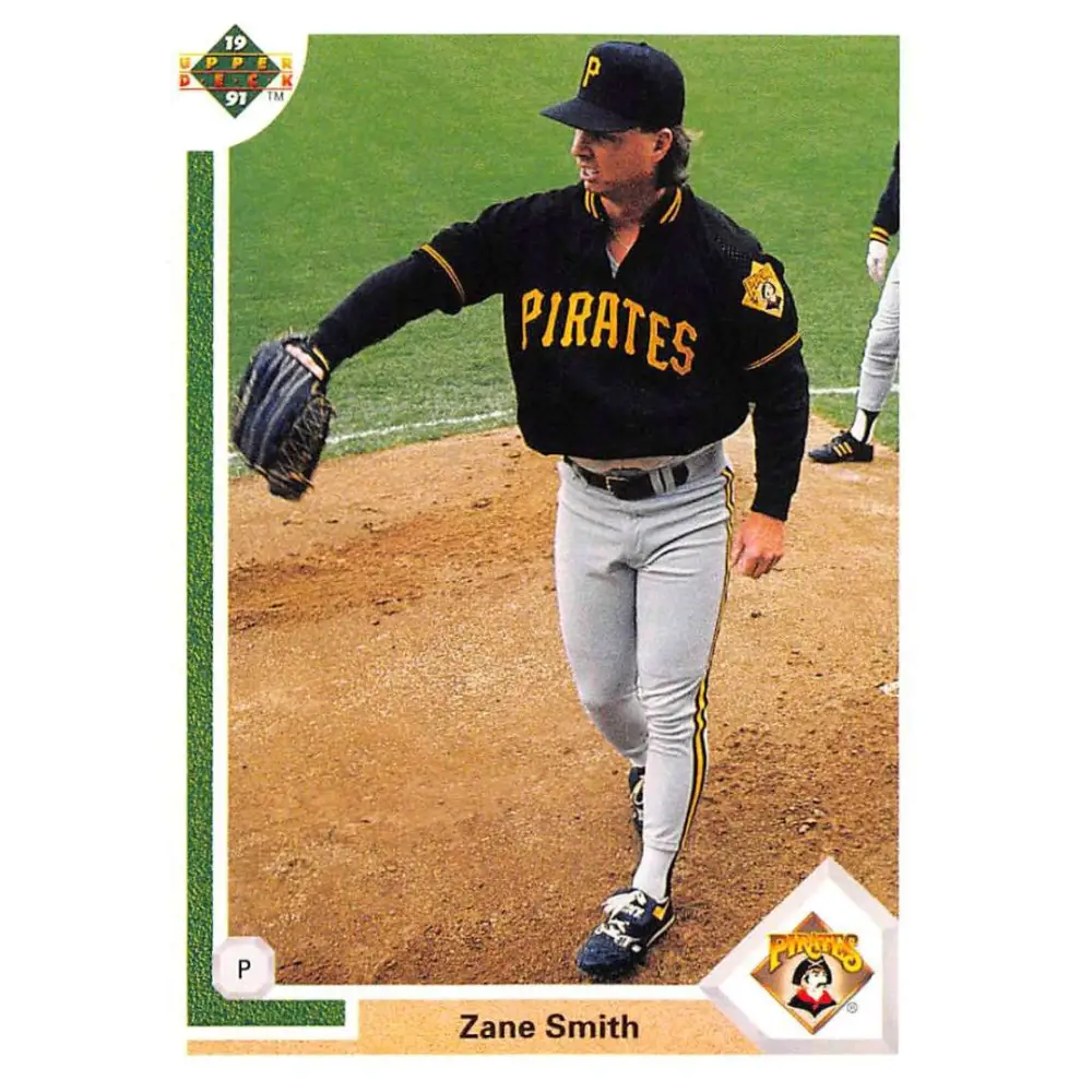 1991 Upper Deck #759 Zane Smith EX Excellent Pittsburgh Pirates Baseball Card  Image 1