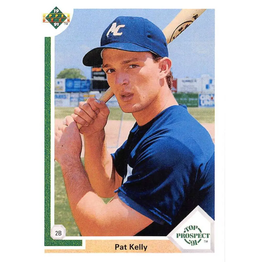 1991 Upper Deck #76 Pat Kelly EX Excellent RC Rookie New York Yankees Baseball Card  Image 1