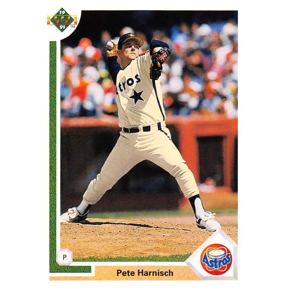 1991 Upper Deck #772 Pete Harnisch EX Excellent Houston Astros Baseball Card  Image 1