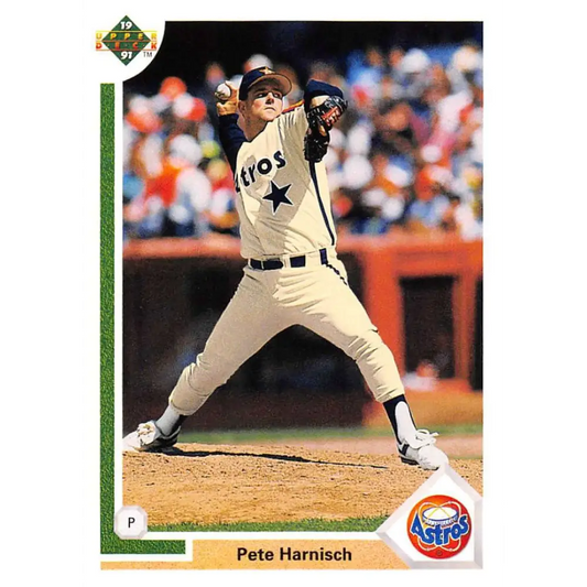 1991 Upper Deck #772 Pete Harnisch EX Excellent Houston Astros Baseball Card  Image 1