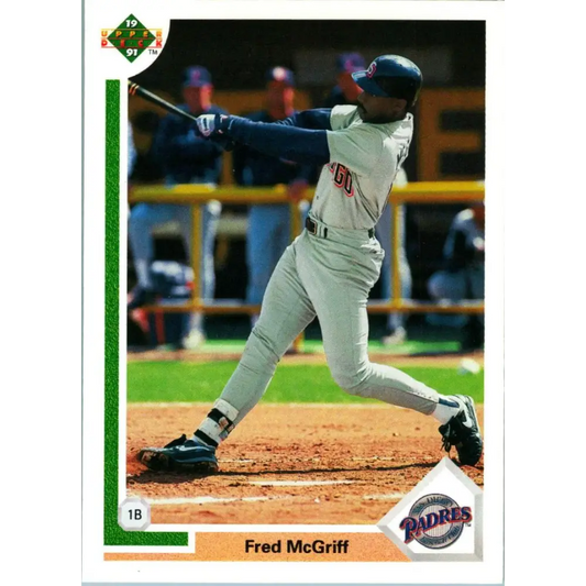 1991 Upper Deck #775 Fred McGriff EX Excellent San Diego Padres Baseball Card  Image 1