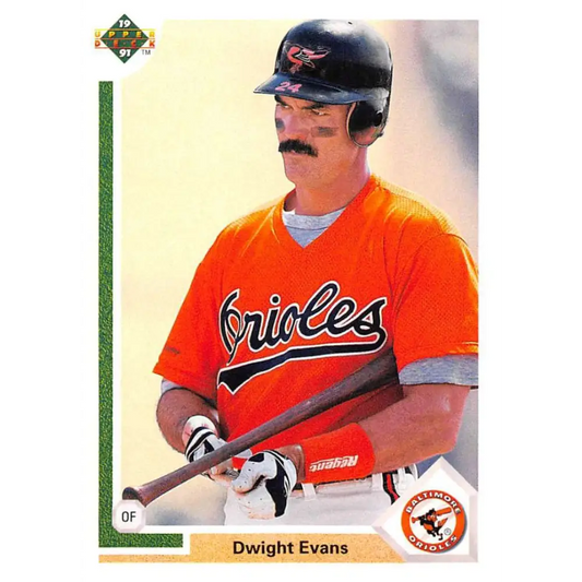 1991 Upper Deck #776 Dwight Evans EX Excellent Baltimore Orioles Baseball Card  Image 1