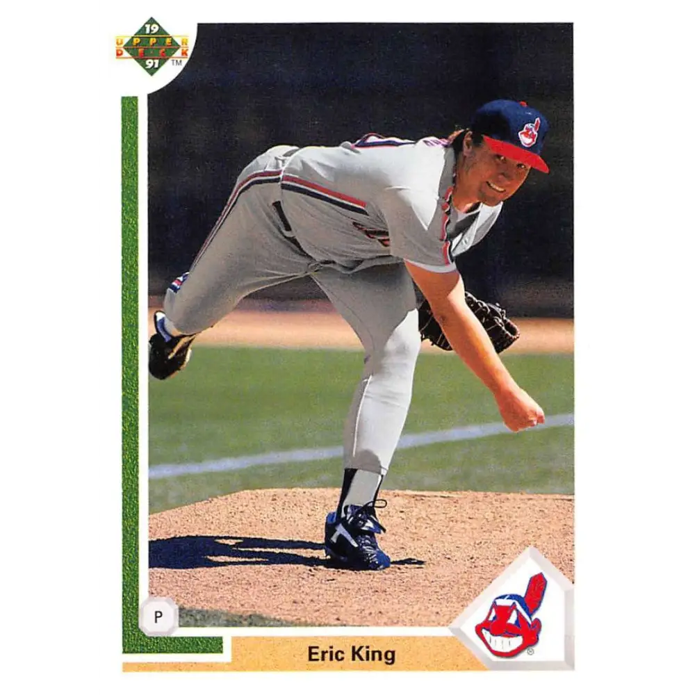 1991 Upper Deck #782 Eric King EX Excellent Cleveland Indians Baseball Card  Image 1