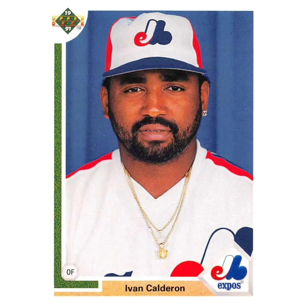 1991 Upper Deck #786 Ivan Calderon EX Excellent Montreal Expos Baseball Card  Image 1