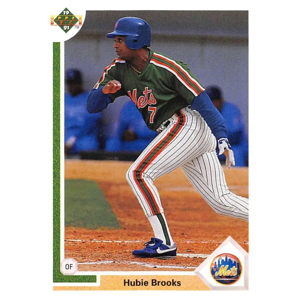 1991 Upper Deck #787 Hubie Brooks EX Excellent New York Mets Baseball Card  Image 1