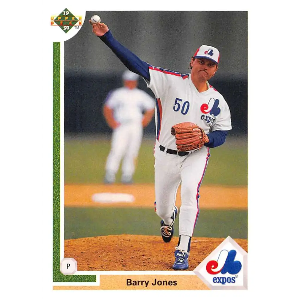 1991 Upper Deck #789 Barry Jones EX Excellent Montreal Expos Baseball Card  Image 1