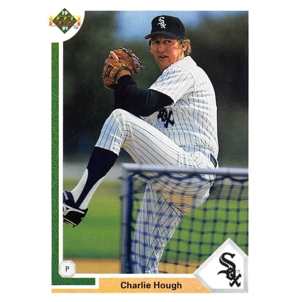 1991 Upper Deck #792 Charlie Hough NM-MT Chicago White Sox Baseball Card Image 1