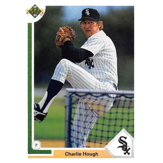 1991 Upper Deck #792 Charlie Hough NM-MT Chicago White Sox Baseball Card Image 1