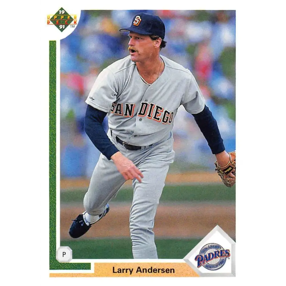 1991 Upper Deck #793 Larry Andersen EX Excellent San Diego Padres Baseball Card  Image 1