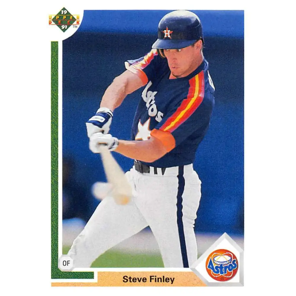 1991 Upper Deck #794 Steve Finley NM-MT Houston Astros Baseball Card Image 1