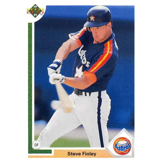 1991 Upper Deck #794 Steve Finley NM-MT Houston Astros Baseball Card Image 1