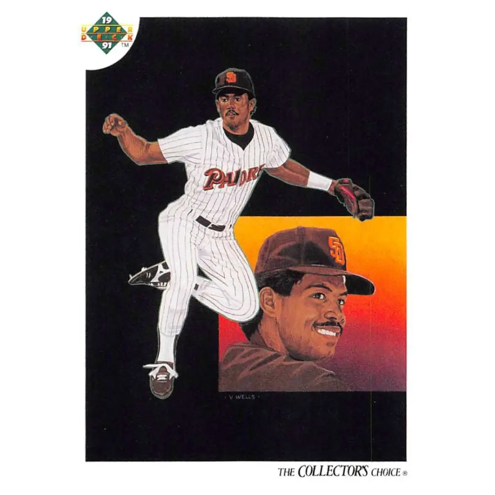 1991 Upper Deck #80 Roberto Alomar EX Excellent San Diego Padres Baseball Card  Image 1