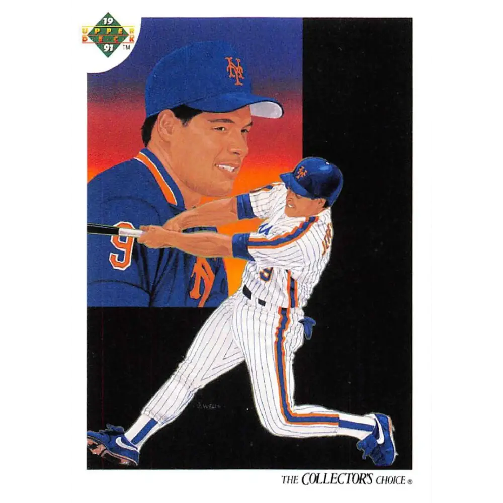 1991 Upper Deck #95 Gregg Jefferies EX Excellent New York Mets Baseball Card  Image 1