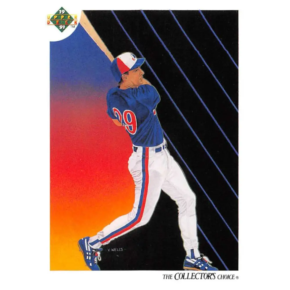 1991 Upper Deck #96 Tim Wallach EX Excellent Montreal Expos Baseball Card  Image 1