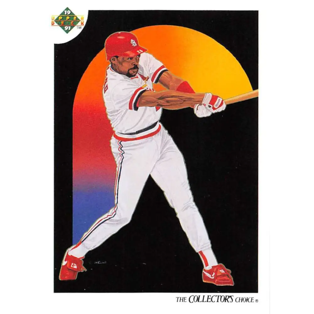 1991 Upper Deck #98 Pedro Guerrero EX Excellent St. Louis Cardinals Baseball Card  Image 1