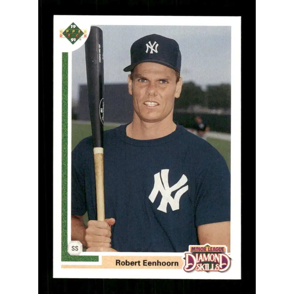 1991 Upper Deck Final Edition #16 Robert Eenhoorn EX Excellent RC Rookie New York Yankees Baseball Card  Image 1
