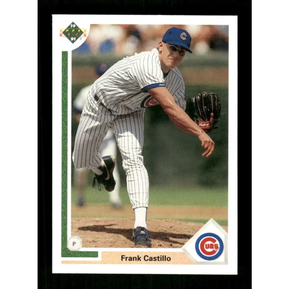 1991 Upper Deck Final Edition #27 Frank Castillo EX Excellent RC Rookie Chicago Cubs Baseball Card  Image 1