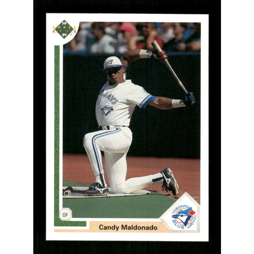 1991 Upper Deck Final Edition #28 Candy Maldonado EX Excellent Toronto Blue Jays Baseball Card  Image 1