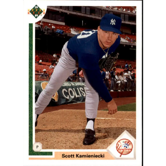 1991 Upper Deck Final Edition #33 Scott Kamieniecki EX Excellent RC Rookie New York Yankees Baseball Card  Image 1