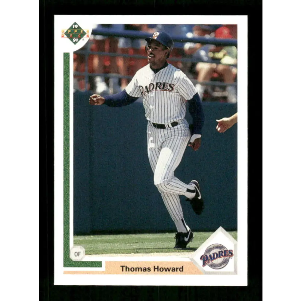 1991 Upper Deck Final Edition #39 Thomas Howard EX Excellent San Diego Padres Baseball Card  Image 1