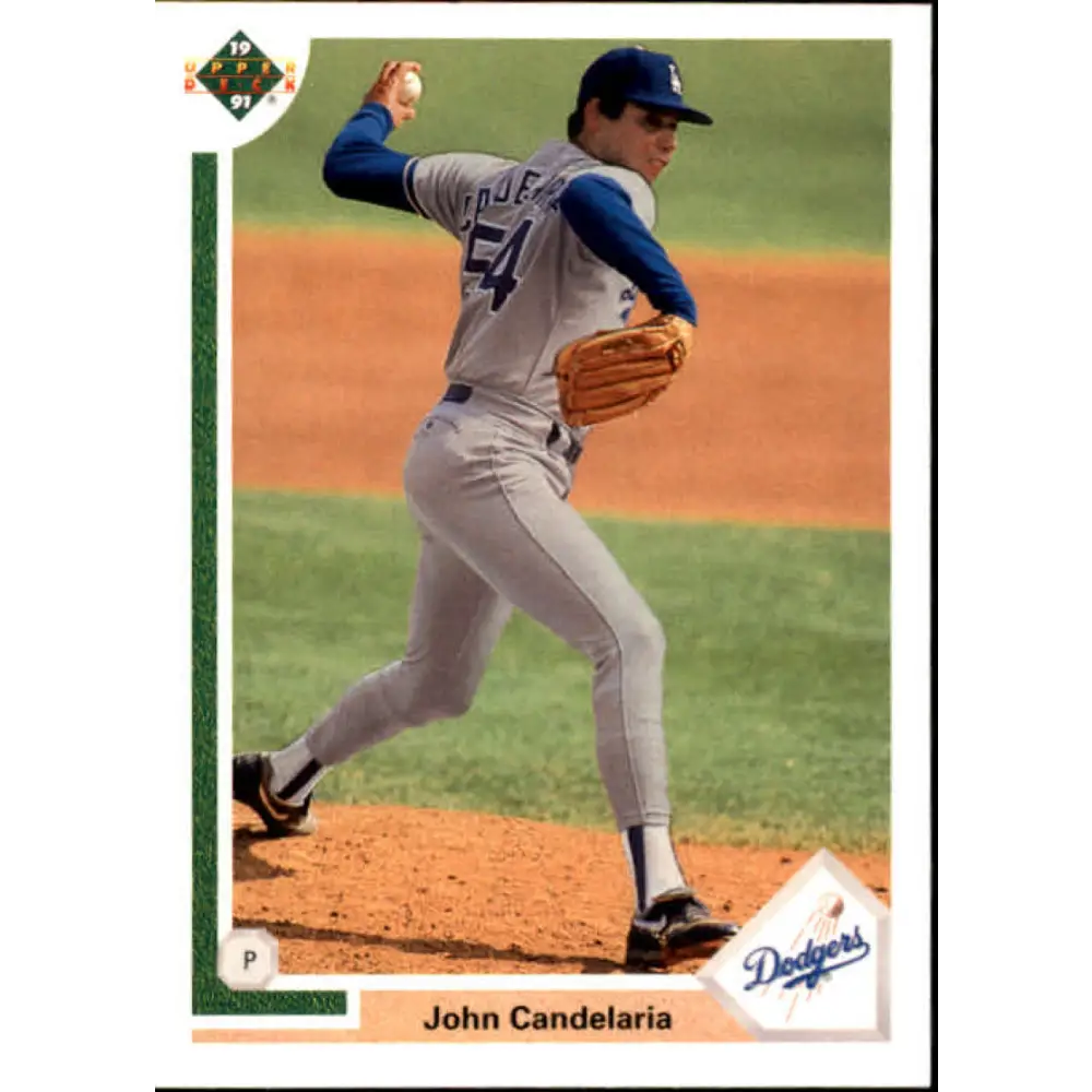 1991 Upper Deck Final Edition #40 John Candelaria EX Excellent Los Angeles Dodgers Baseball Card  Image 1