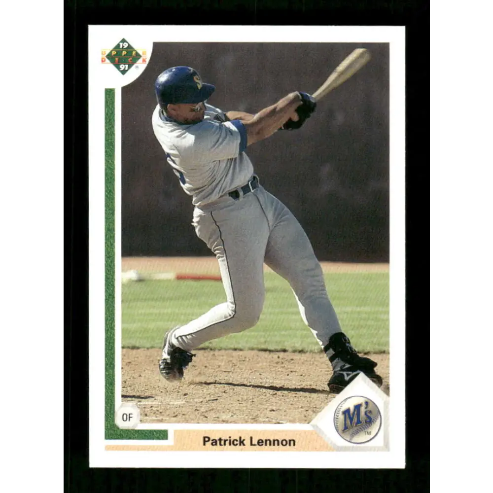 1991 Upper Deck Final Edition #43 Patrick Lennon EX Excellent RC Rookie Seattle Mariners Baseball Card  Image 1