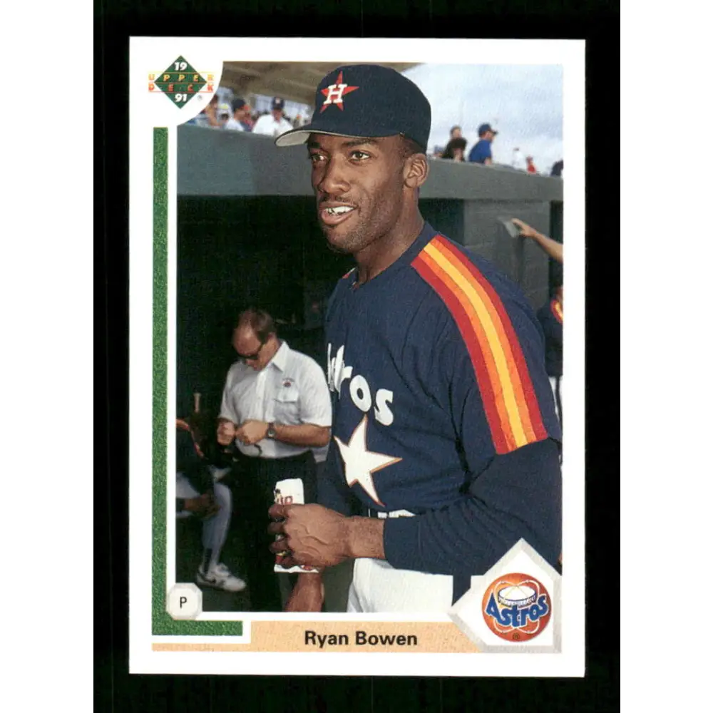 1991 Upper Deck Final Edition #45 Ryan Bowen EX Excellent RC Rookie Houston Astros Baseball Card  Image 1