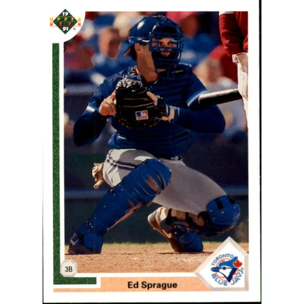 1991 Upper Deck Final Edition #47 Ed Sprague EX Excellent Toronto Blue Jays Baseball Card  Image 1