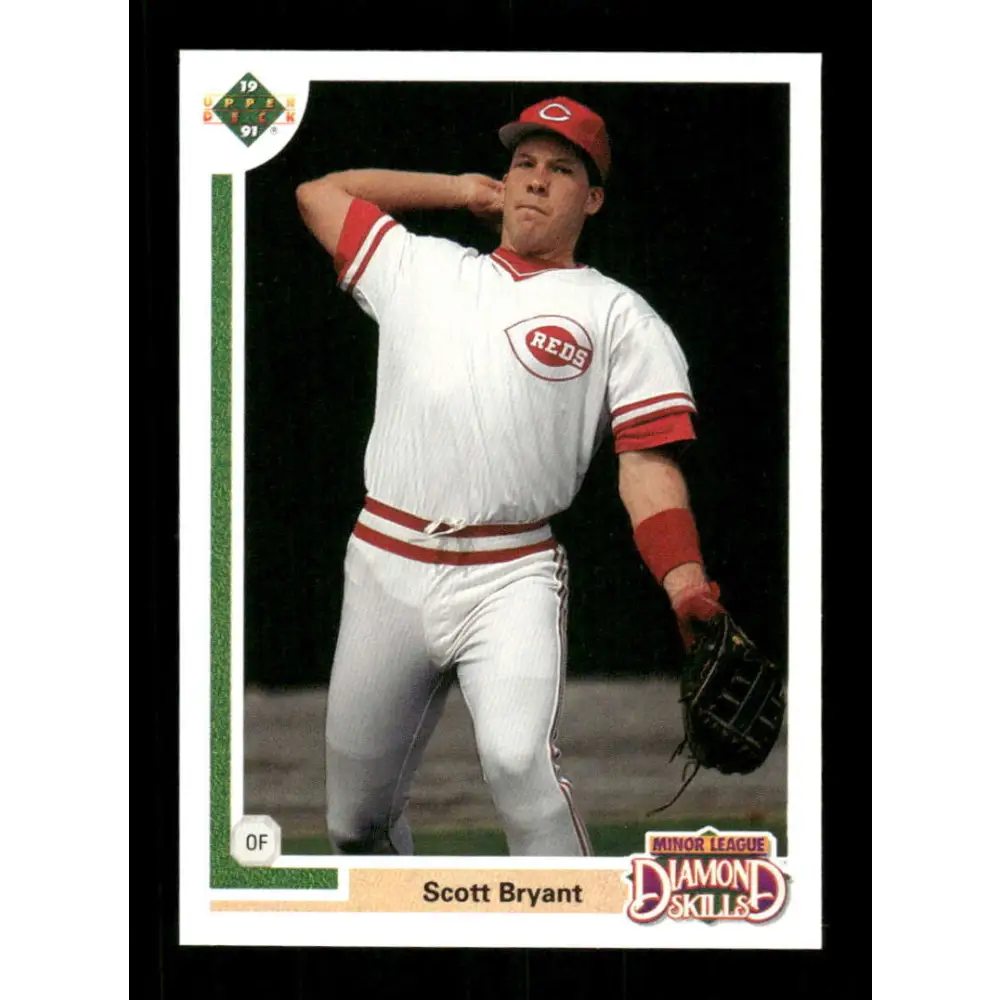 1991 Upper Deck Final Edition #5 Scott Bryant EX Excellent Cincinnati Reds Baseball Card  Image 1