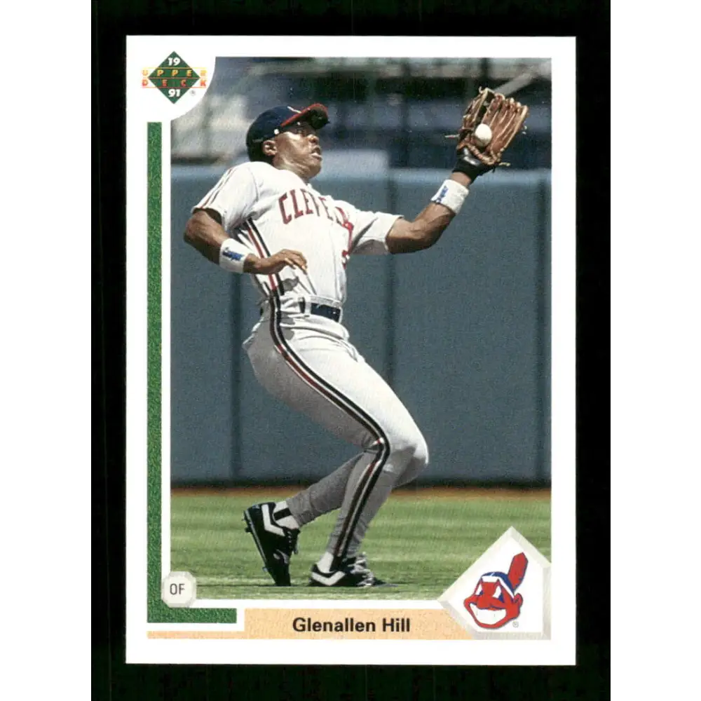 1991 Upper Deck Final Edition #52 Glenallen Hill EX Excellent Cleveland Indians Baseball Card  Image 1