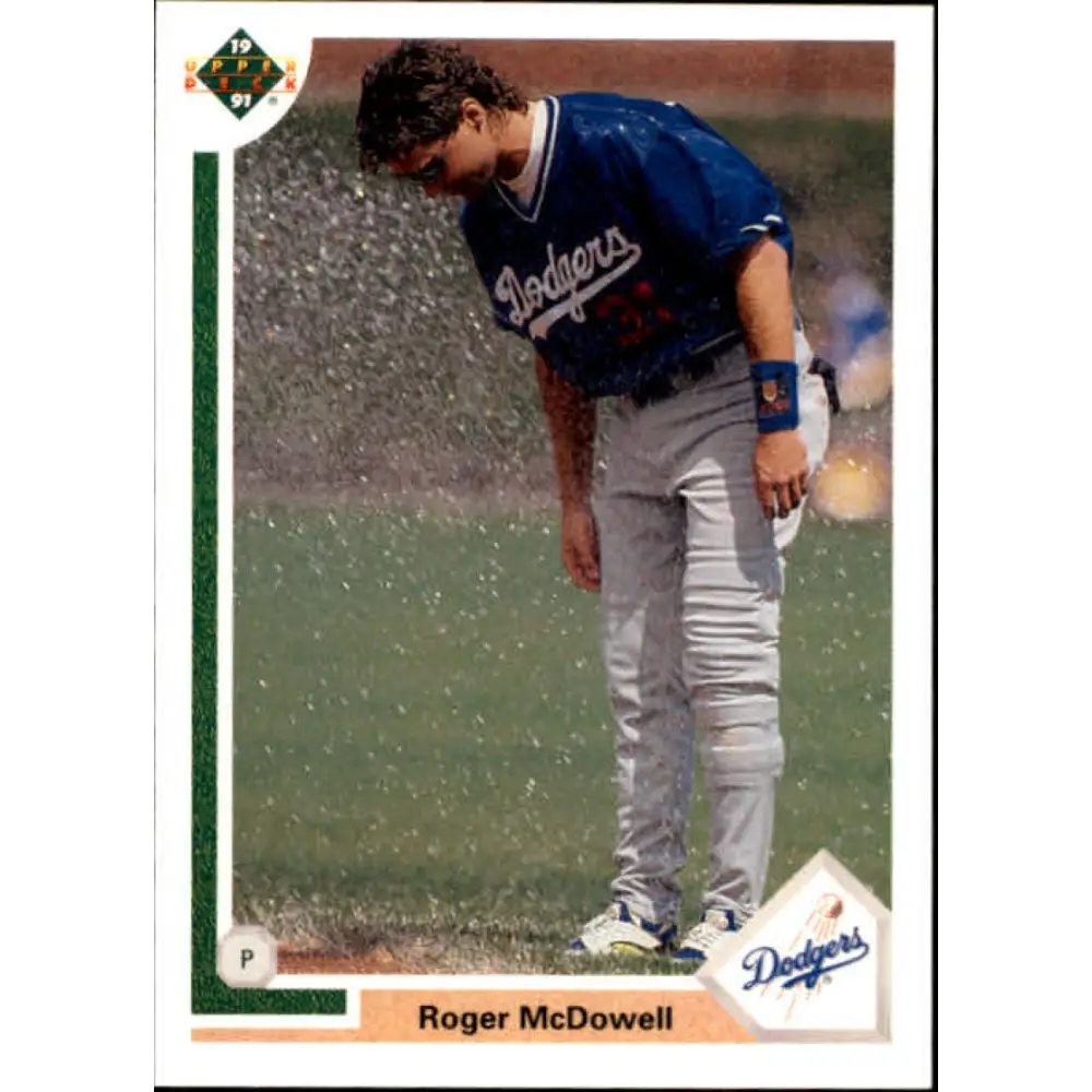 1991 Upper Deck Final Edition #57 Roger McDowell EX Excellent Los Angeles Dodgers Baseball Card  Image 1
