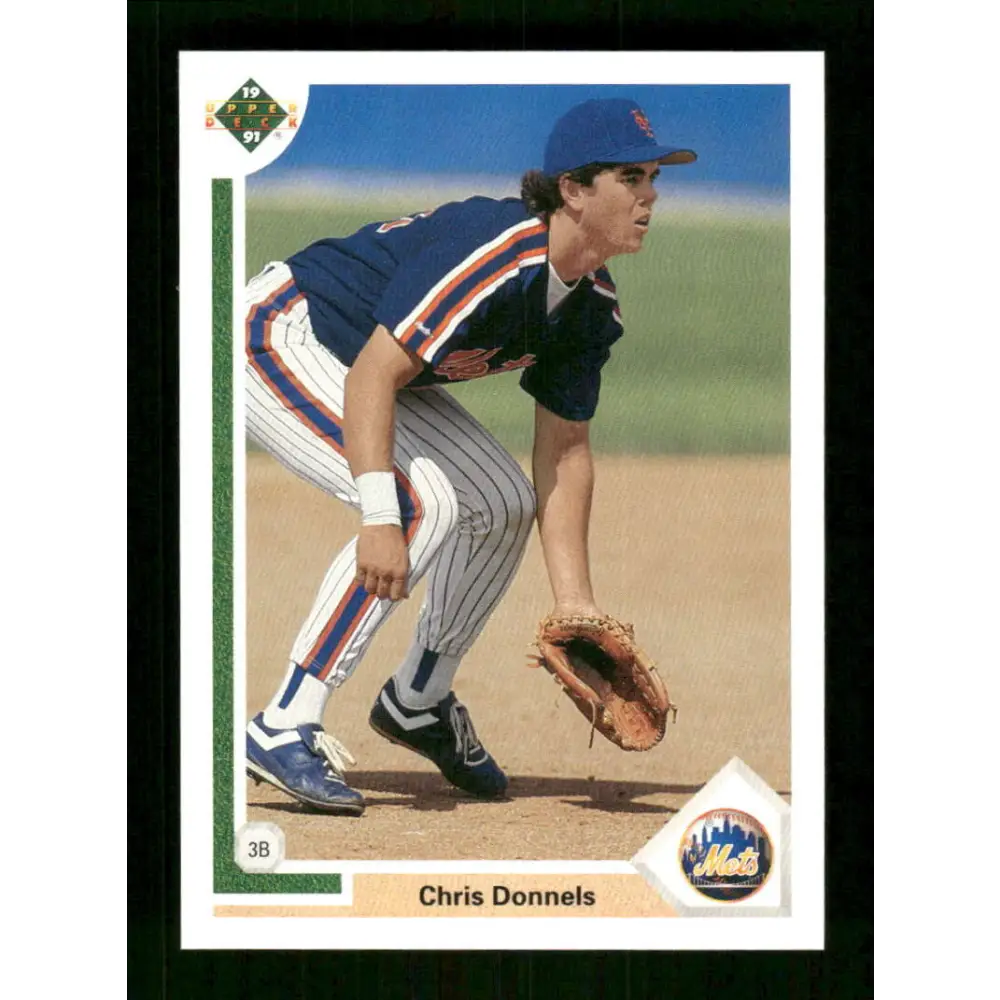 1991 Upper Deck Final Edition #61 Chris Donnels EX Excellent RC Rookie New York Mets Baseball Card  Image 1